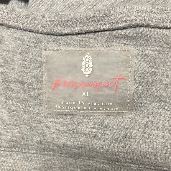 Free People Heather Grey Hot Shot Onesie Jumpsuit with Pockets - XL - Picture 6 of 6